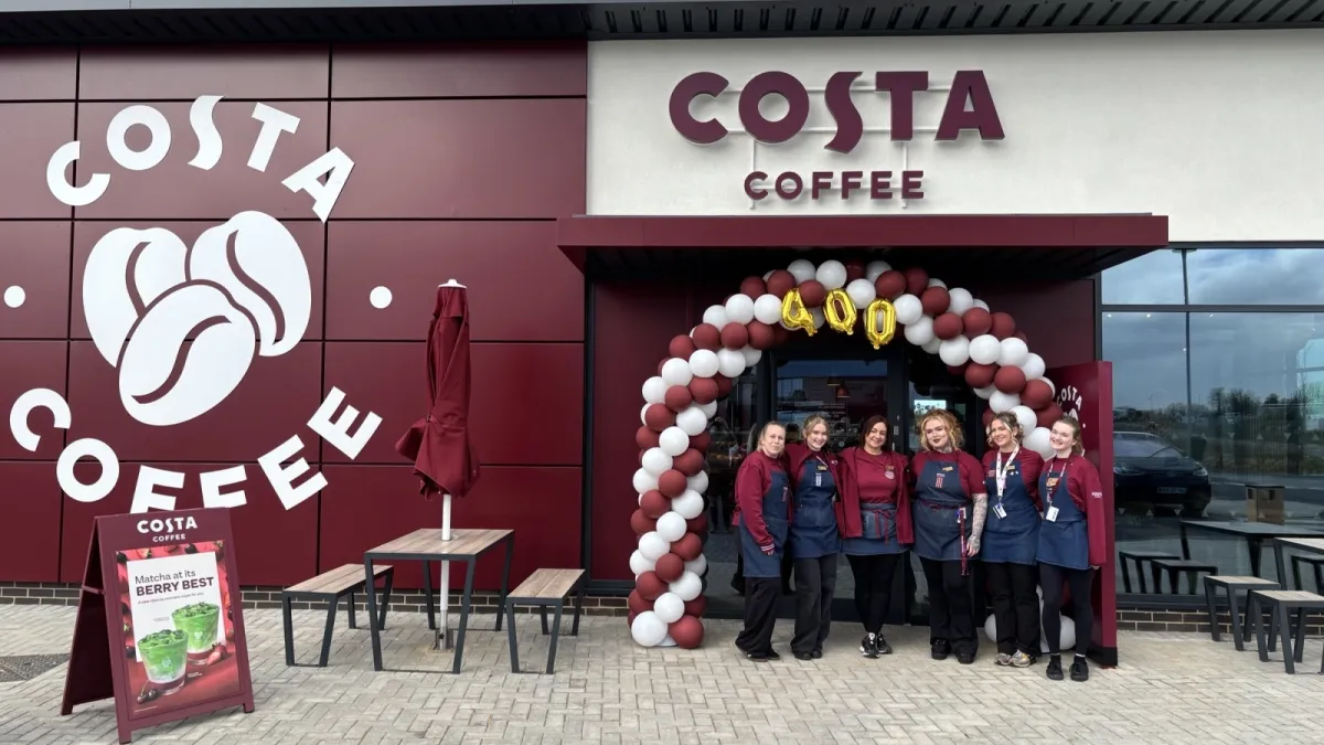 Costa Coffee scales drive-thru footprint to 400 locations