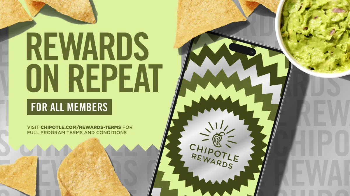 Chipotle relaunches loyalty programme with more perks