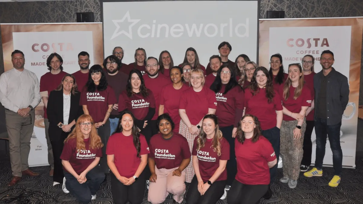 Costa Coffee expands into UK cinemas with major Cineworld deal