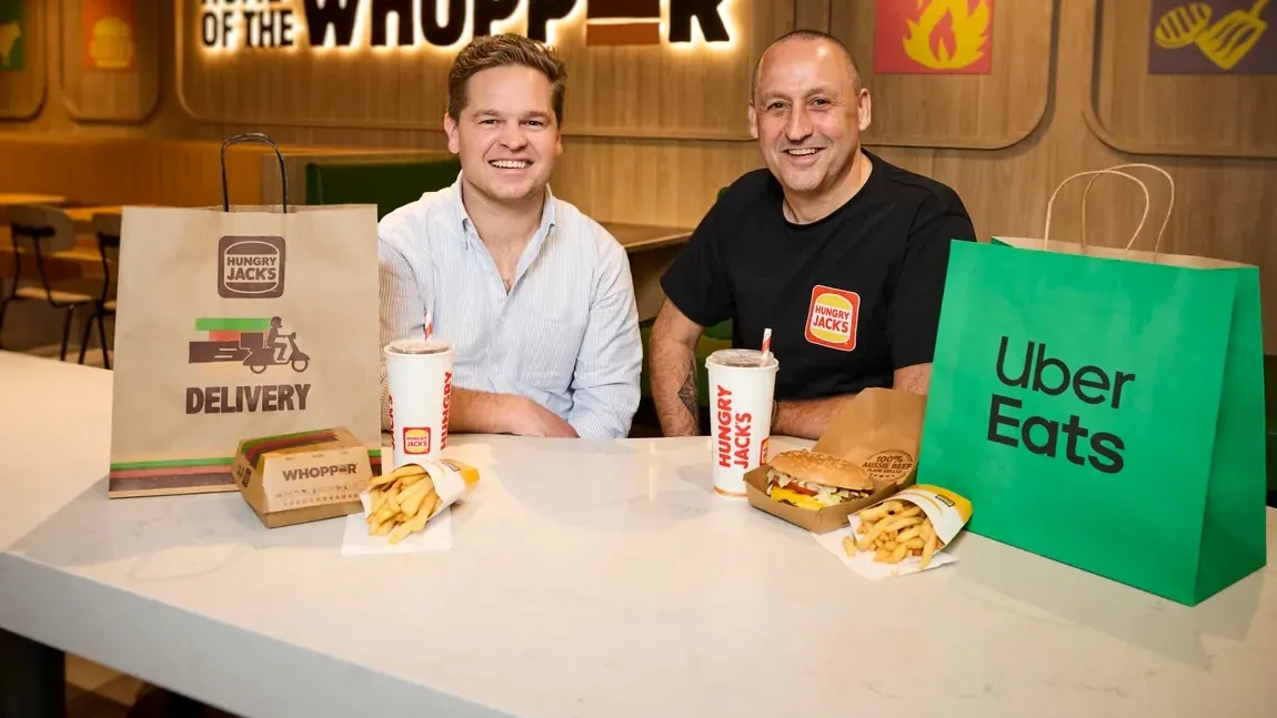  Hungry Jack’s signs exclusive multi-year partnership with Uber Eats