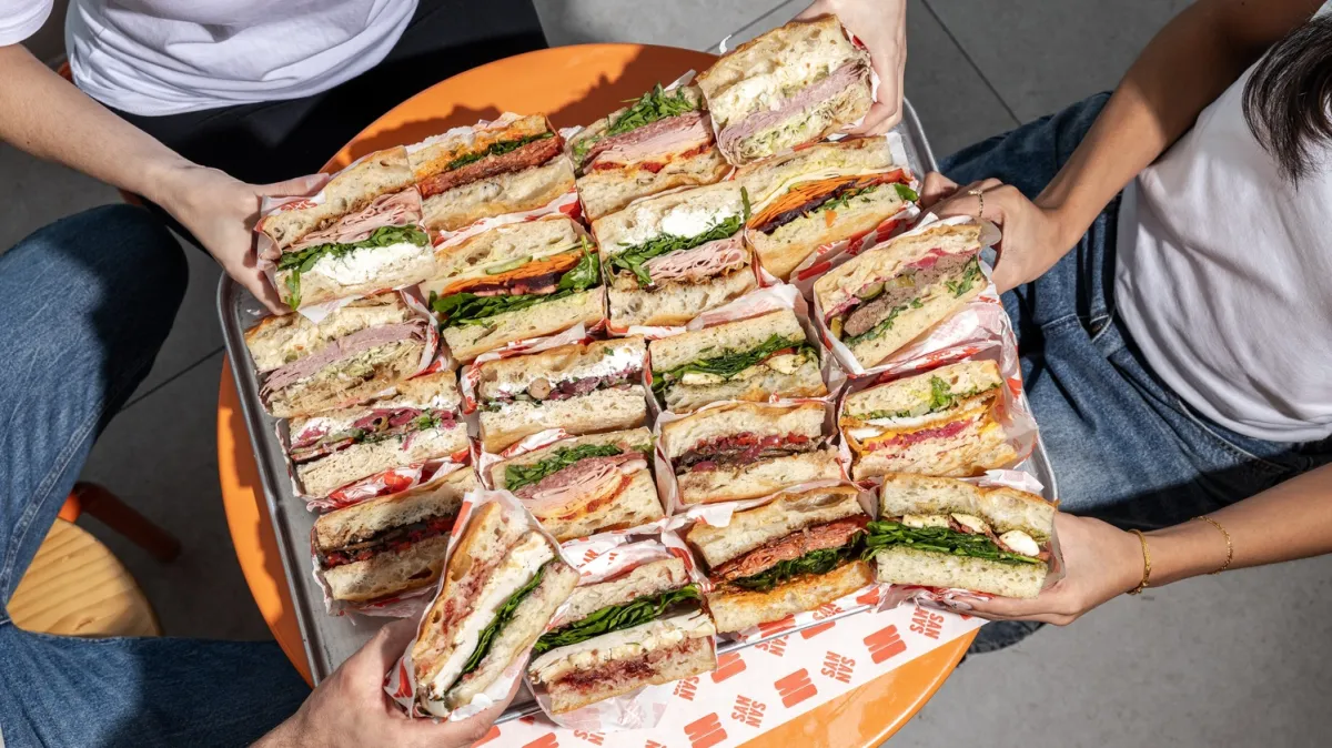 San San brings sandwich giveaway to Randwick opening