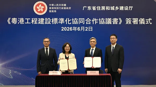Hong Kong, Guangdong to align construction rules under new pact
