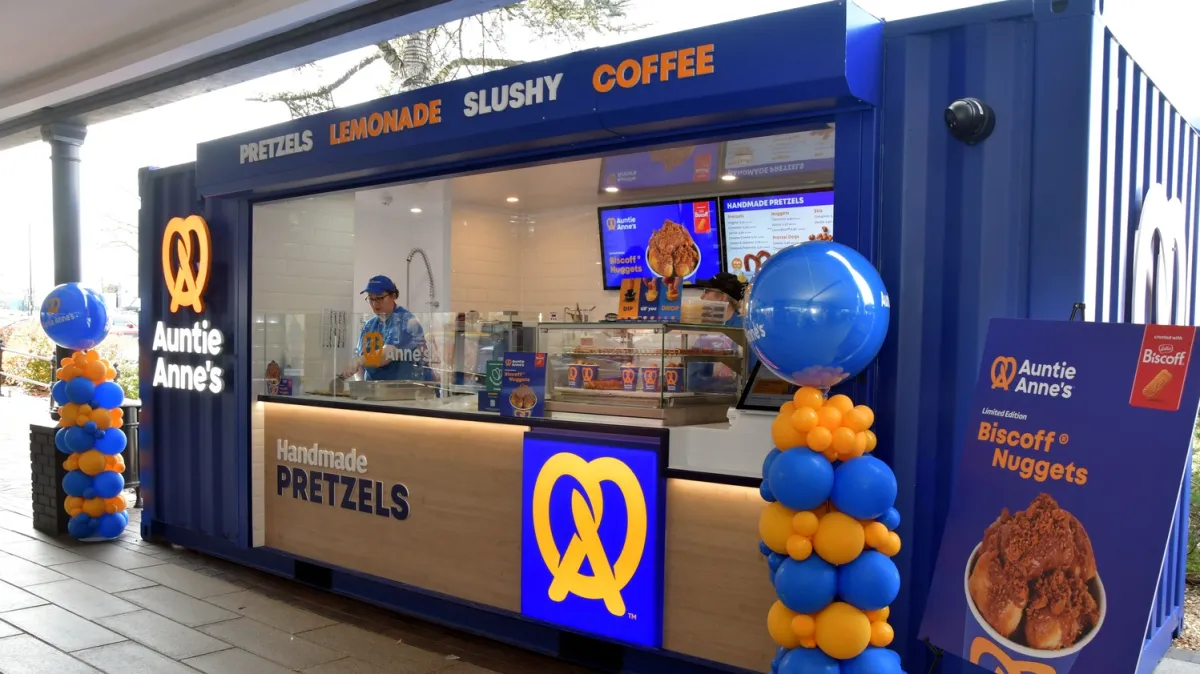 Auntie Anne’s UK&I expansion gains momentum as H1 sales hit £7.4m
