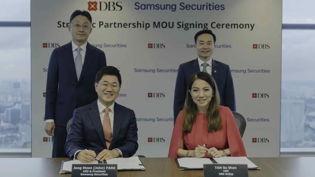 DBS and Samsung Securities ink wealth MOU for mutual market access