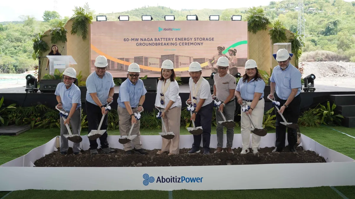 Philippines' AboitizPower breaks ground on 60-MW Cebu BESS project 
