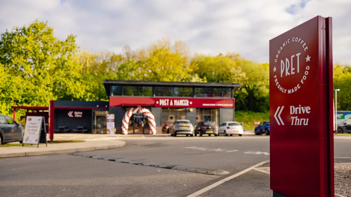 Pret A Manger hits the road with two new motorway service outlets