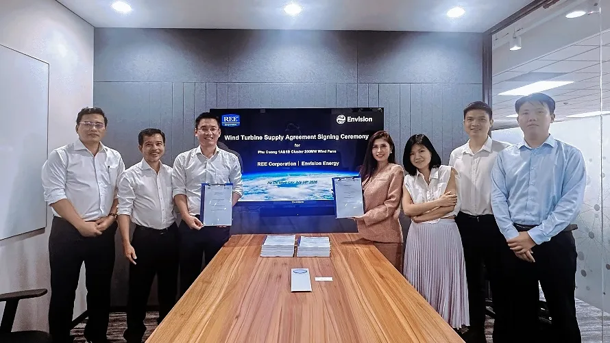 Vietnam's REE teams up with Envision on 200 MW wind project