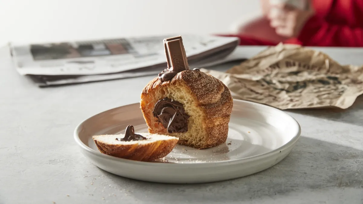 Bakers Delight and KitKat team up for limited-edition cruffin