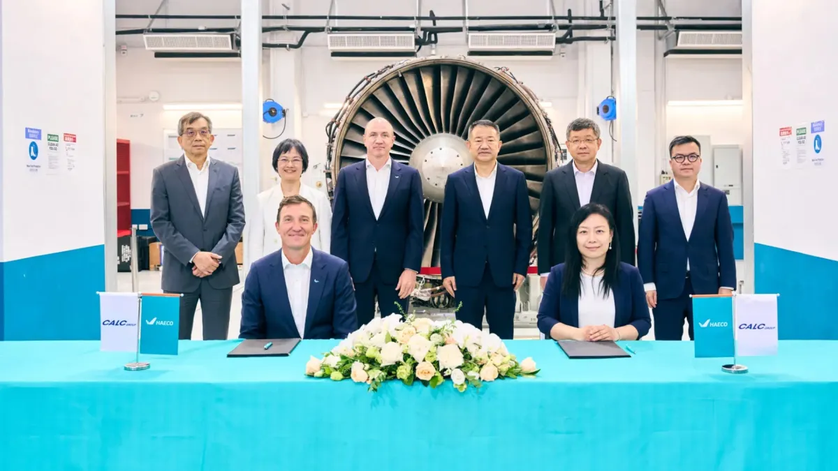 HAECO and CALC to develop joint engine platform