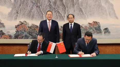 Singapore and China agree on peaceful nuclear cooperation