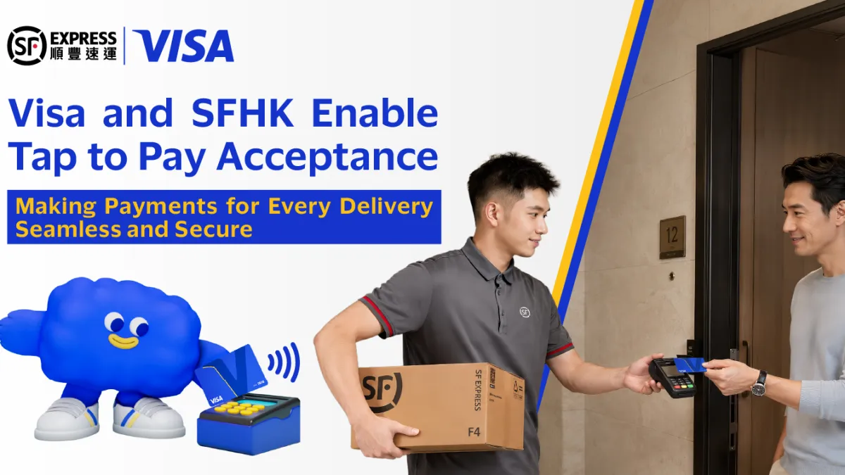 Visa brings contactless payments to Hong Kong’s doorstep deliveries
