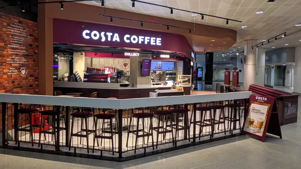 Costa Coffee opens fourth Manchester Airport outlet