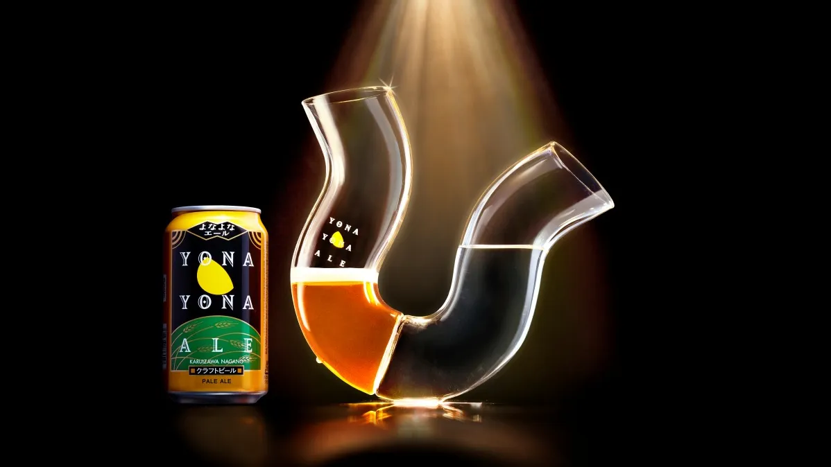 Yo-Ho Brewing unveils beer glass that tips without water