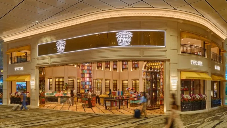 TWG Tea opens largest global flagship at Singapore Changi Airport