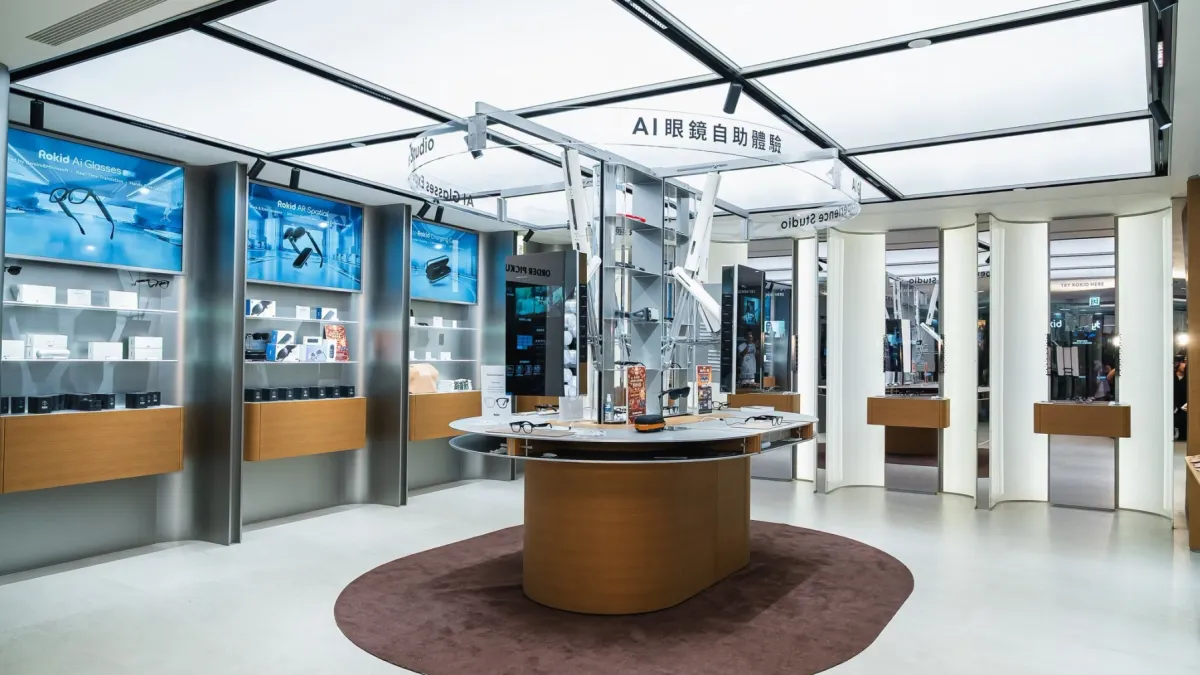 Rokid debuts self-service AI glasses store in Hong Kong