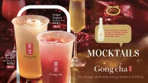 Gong cha partners with Brown Brothers to release first bubble tea mocktail range
