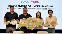 Grab, EnterpriseSG strike three-year F&B support deal