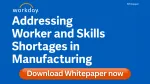 Addressing Worker and Skills Shortages in Manufacturing