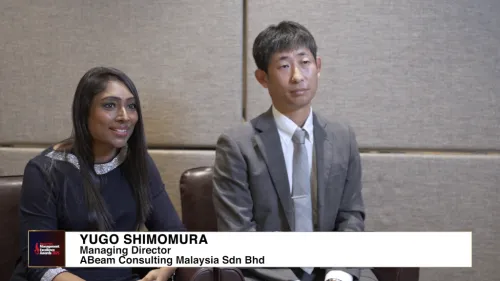 Malaysia Management Excellence Awards 2025 Winner: Yugo Shimomura and Meena Muthu of Abeam Consulting Malaysia Sdn Bhd