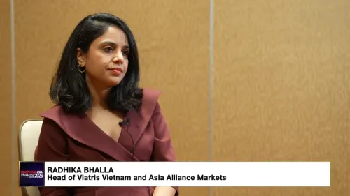 Healthcare Asia Pharma Awards 2026 Winner: Radhika Bhalla of Viatris Vietnam Ltd Company 