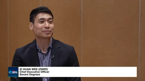 Singapore Business Review Technology Excellence Awards 2026 Winner: Zi Huan Wee (Zwee) of Savant Degrees