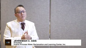 Asian Water Awards 2025 Winner: Jehremiah C. Asis of Puerto Princesa Water Reclamation and Learning Center, Inc.