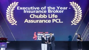 Chubb Life Thailand Country President named Thailand Executive of the Year - Insurance Broker