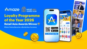Amaze Super App wins at Retail Asia Awards 2026 for loyalty programme