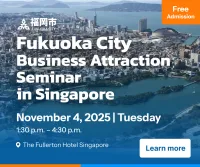 Fukuoka City Business Attraction Seminar in Singapore