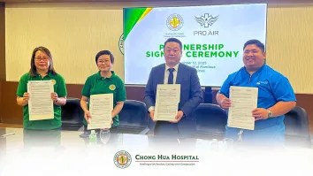 Chong Hua Hospital, ProAir Korea partner for medical transport