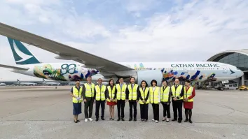 Cathay Pacific marks 80 years with Hong Kong art livery