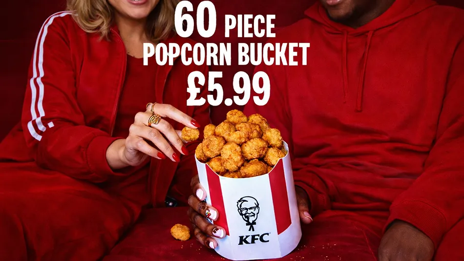 KFC drops 60-piece Popcorn Chicken bucket for £5.99