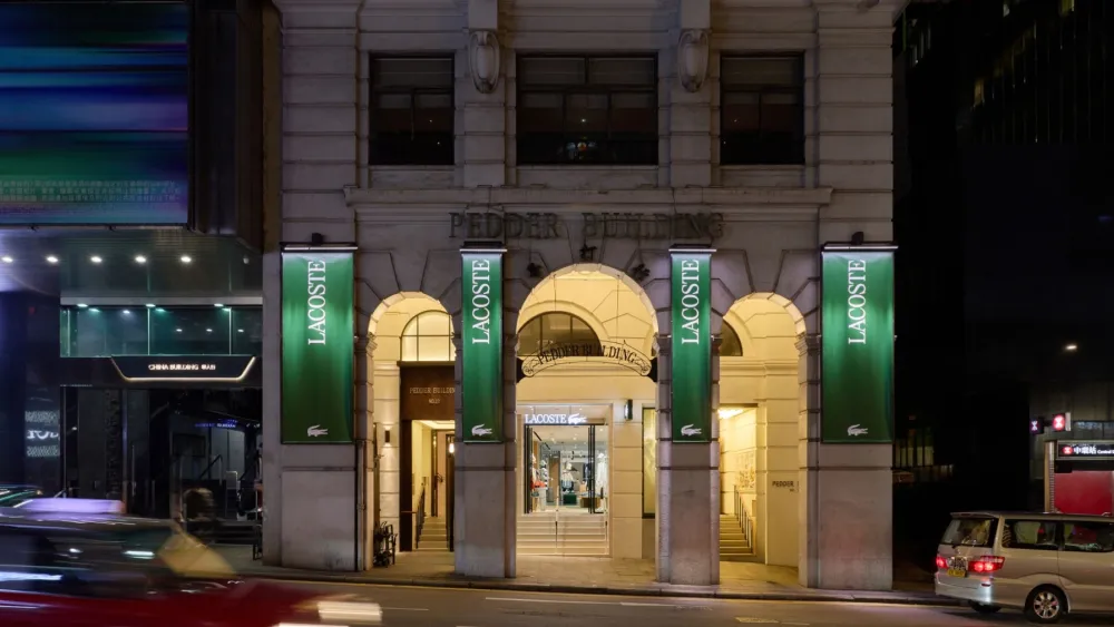 Lacoste expands Hong Kong presence with new Pedder Building flagship
