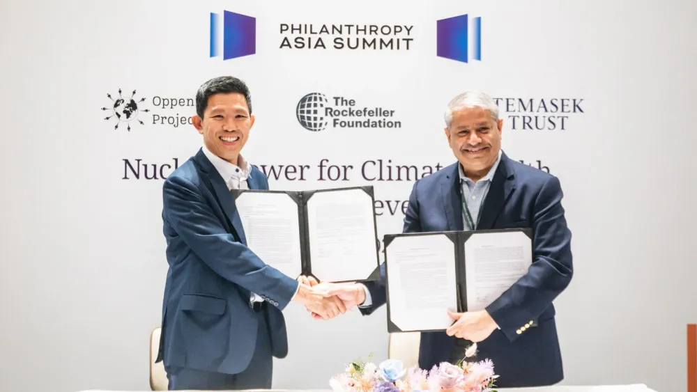 Rockefeller-Temasek coalition pushes nuclear as philanthropic funding lags