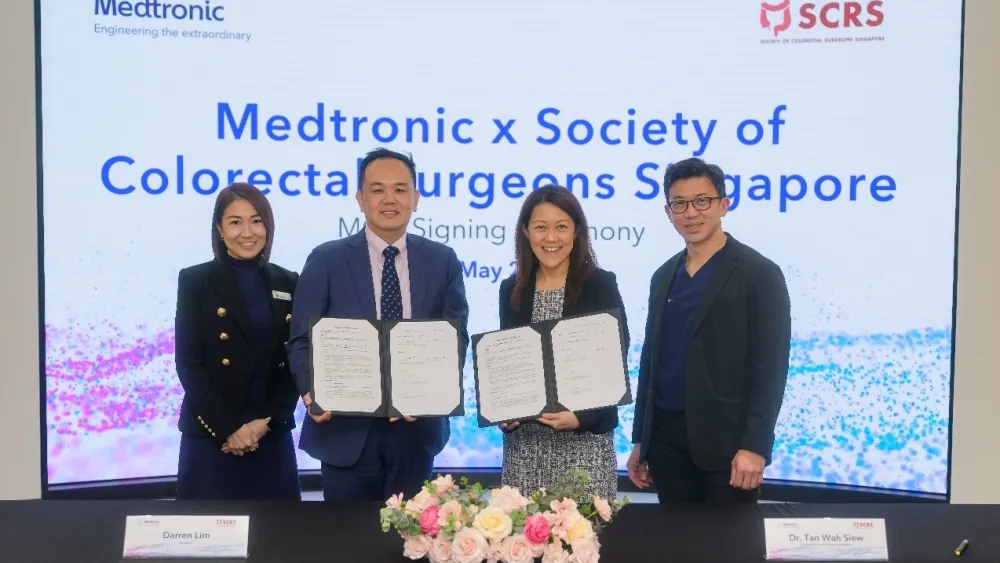 SCRS and Medtronic Singapore sign MoU to boost colorectal surgery training