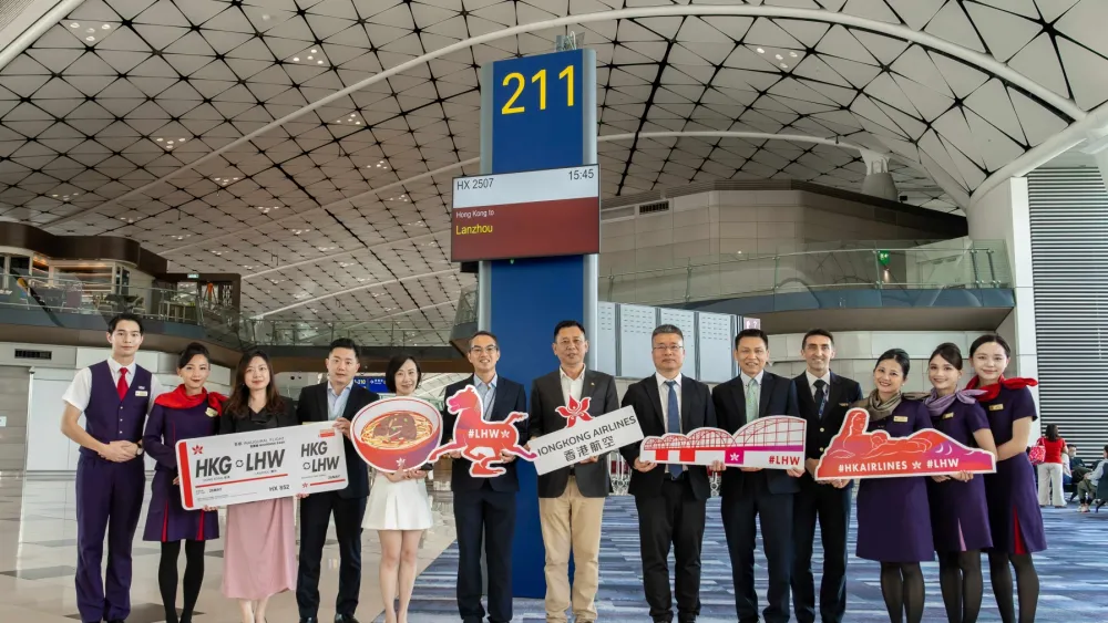 Hong Kong Airlines’ weekly Lanzhou route takes off