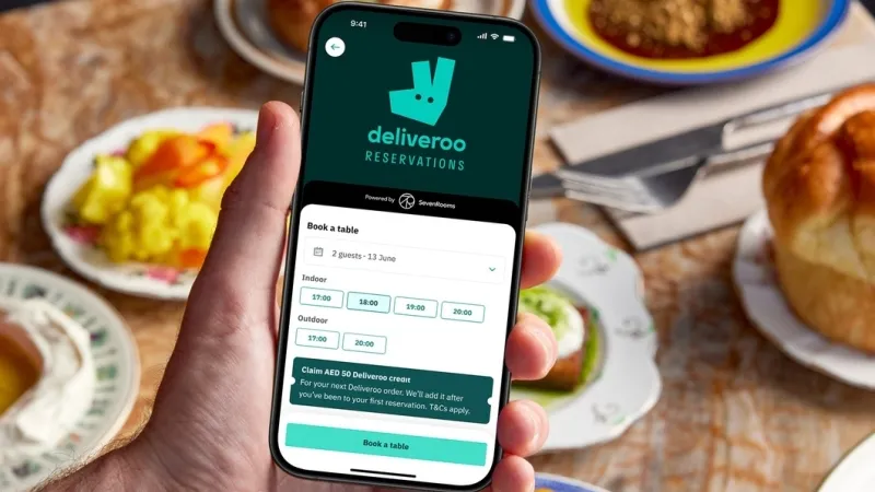 Deliveroo launches in-app restaurant reservations in the UAE