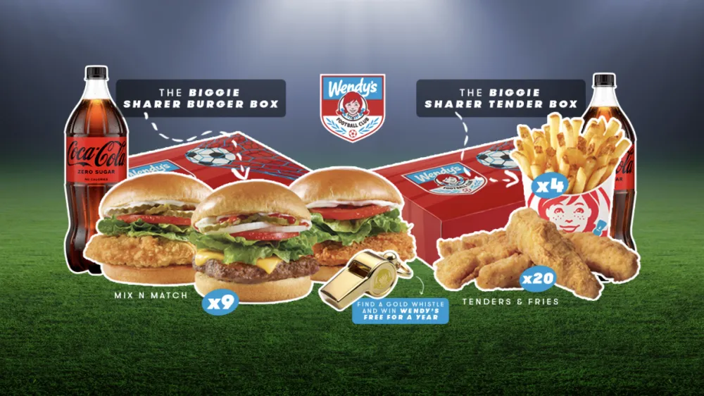 Wendy’s UK drops limited ‘Biggie Sharer Boxes’