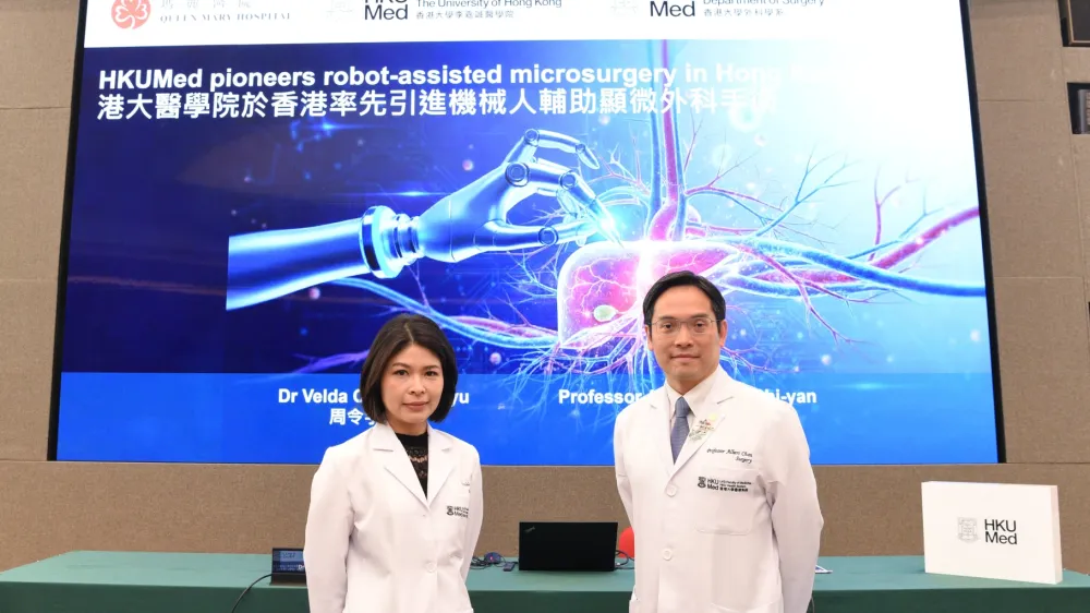 HKUMed pioneers robot-assisted living-donor liver transplant