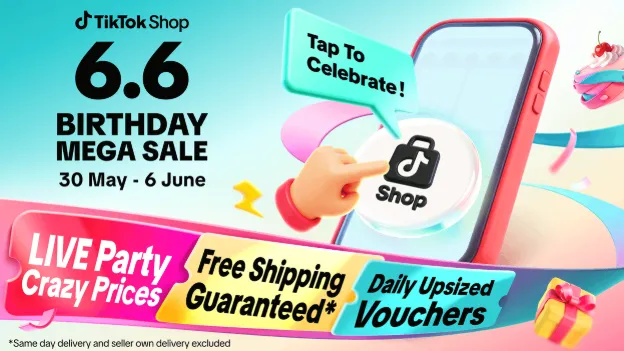 TikTok Shop GMV surges 80% in 6.6 Birthday Mega Sale