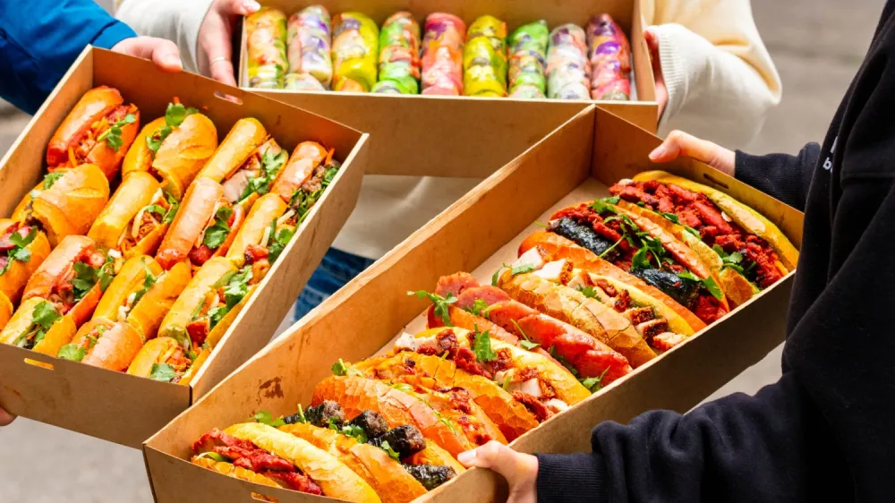 Luke's Bánh Mì brings coloured mini sliders to new catering menu