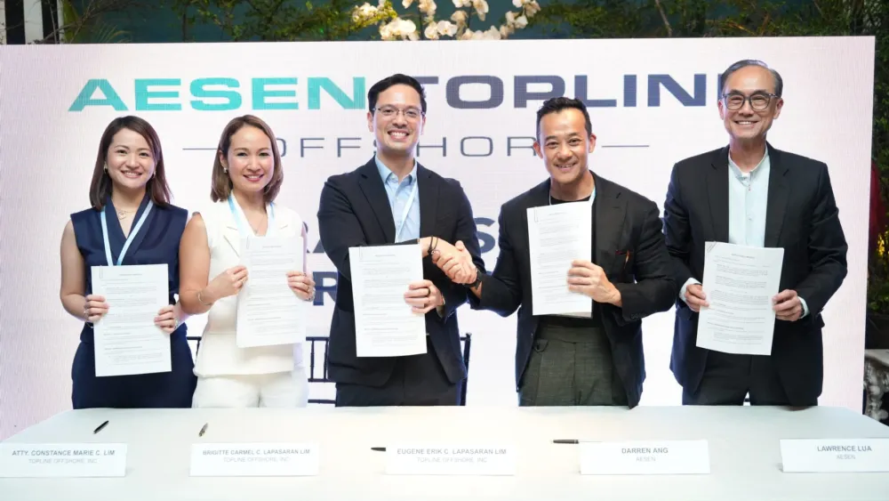 Topline and Aesen form offshore venture for PH energy, infrastructure projects
