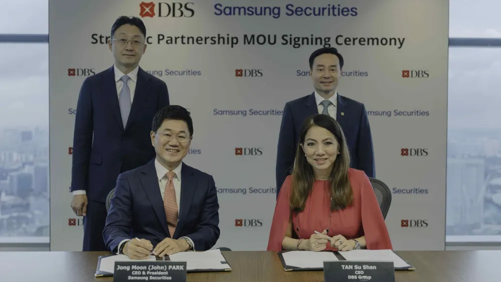 DBS and Samsung Securities ink wealth MOU for mutual market access