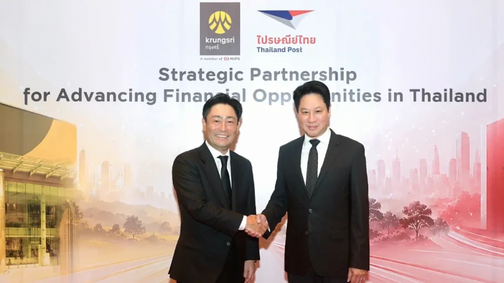 Krungsri partners Thailand Post to co-develop financial and insurance products