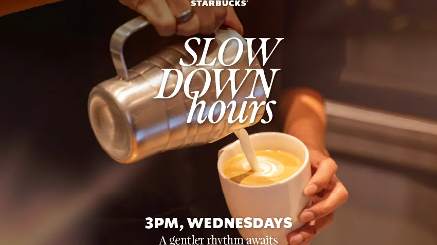 Starbucks Singapore introduces weekly ‘Slowdown Hours’