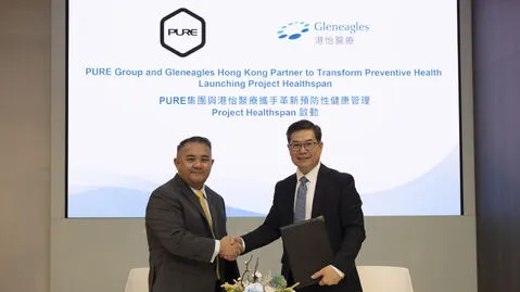 Gleneagles HK, PURE collaboration debuts metabolic monitoring plan