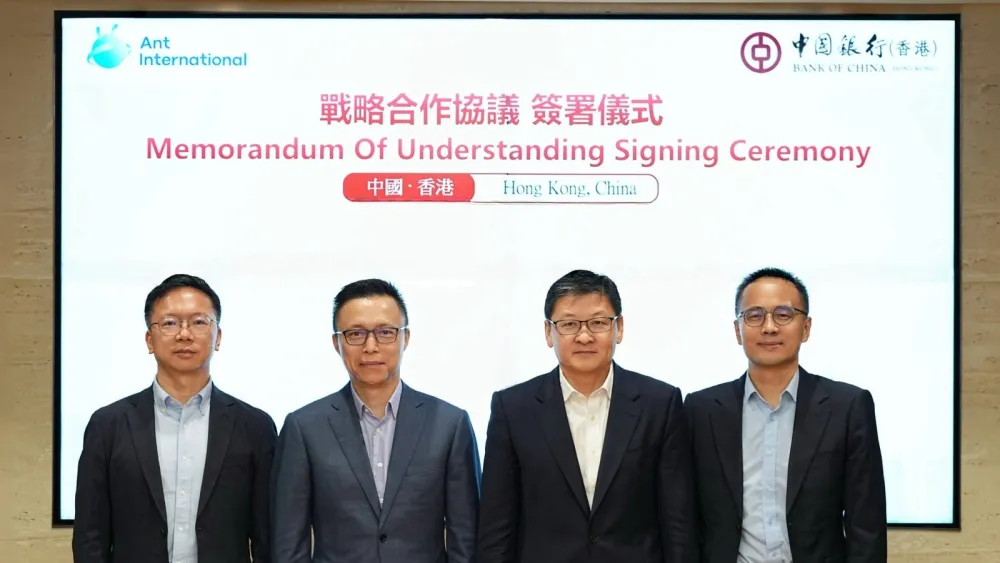 BOCHK and Ant International partner on cross-border payments and treasury AI