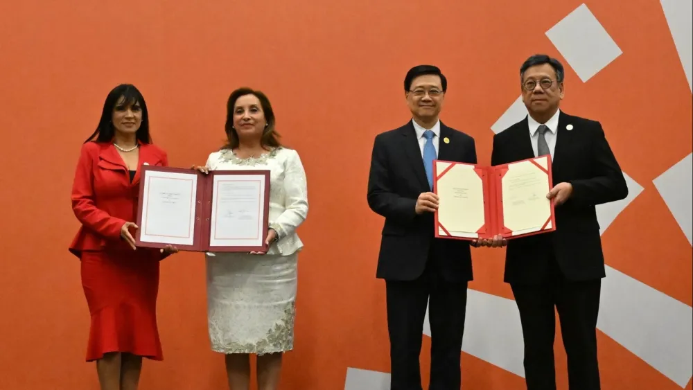 Hong Kong-Peru trade deal to scrap tariffs on 98% of goods