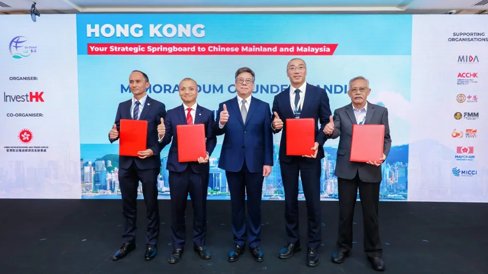 Hong Kong, Malaysian chambers ink MoU to boost cross-border trade
