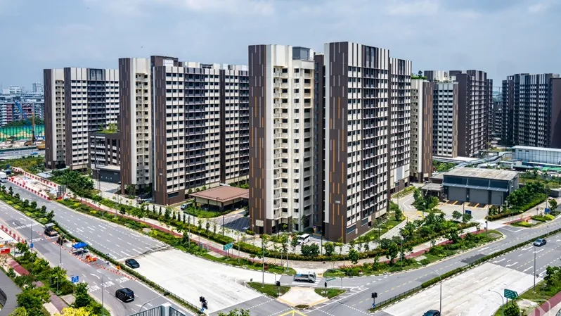 HDB completes first construction transformation project at Tengah